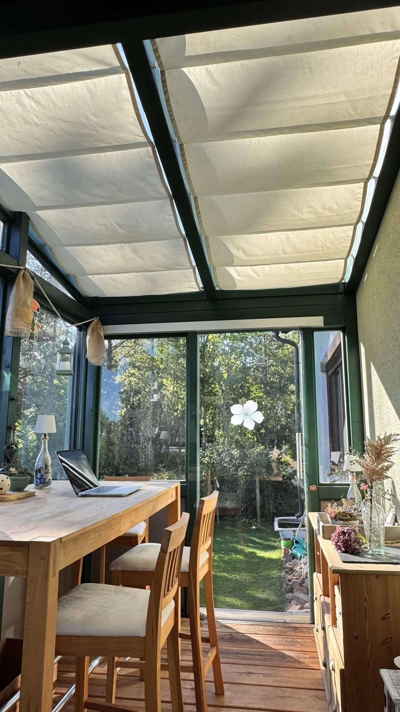 Fixsegel Shadewave Fix, die günstige Beschattung für Ihre Pergola