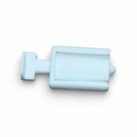 Seitengleiter für Slide Schienensegel auf Gleitschiene aufgesteckt